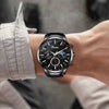 Watch Alloy Imitation Leather Round Fashion Men's