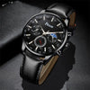 Watch Alloy Imitation Leather Round Fashion Men's