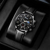 Watch Alloy Imitation Leather Round Fashion Men's