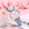 Watch Alloy Imitation Leather Round Luminous Fashion