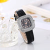 Watch Alloy Imitation Leather Square Quartz Luxury Style