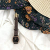 Watch Alloy Leather Square Retro Artistic Quartz
