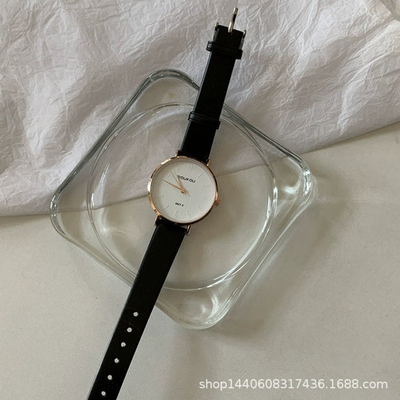 Watch Alloy Ordinary Glass Mirror Green Fresh Retro Leisure Style For Girls