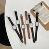 Watch Alloy Ordinary Glass Mirror Square Retro Leisure Style