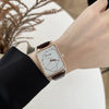 Watch Alloy Ordinary Glass Mirror Square Retro Leisure Style