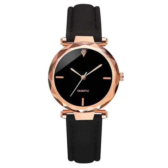 Watch Alloy Plastic Case Pu Belt Round Dial Casual Adult Women's