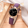 Watch Alloy Plastic Case Pu Belt Round Dial Casual Adult Women's