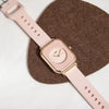 Watch Alloy Plastic Square Retro Soft Rubber Quartz Ladies Leisure