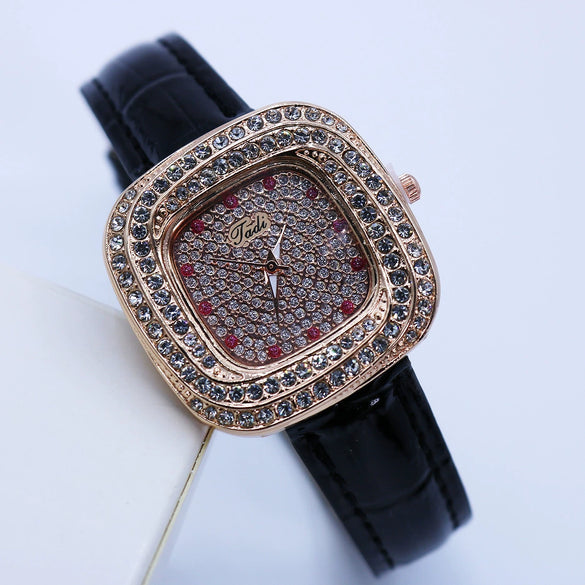 Watch Alloy Pu Square Casual Female