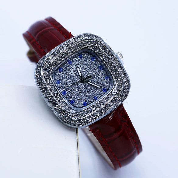 Watch Alloy Pu Square Casual Female