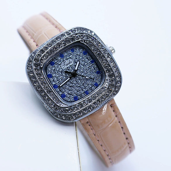 Watch Alloy Pu Square Casual Female