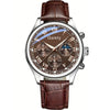 Watch Alloy Pu Stainless Steel Casual Round Men's Quartz