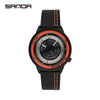 Watch Alloy Round Dial Quartz Waterproof Men's Belt Style