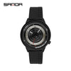 Watch Alloy Round Dial Quartz Waterproof Men's Belt Style