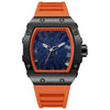 Watch Alloy Silicone Mineral Reinforced Glass Mirror Fivepointed Star Luminous Sports Wine Barrel Shape Men's