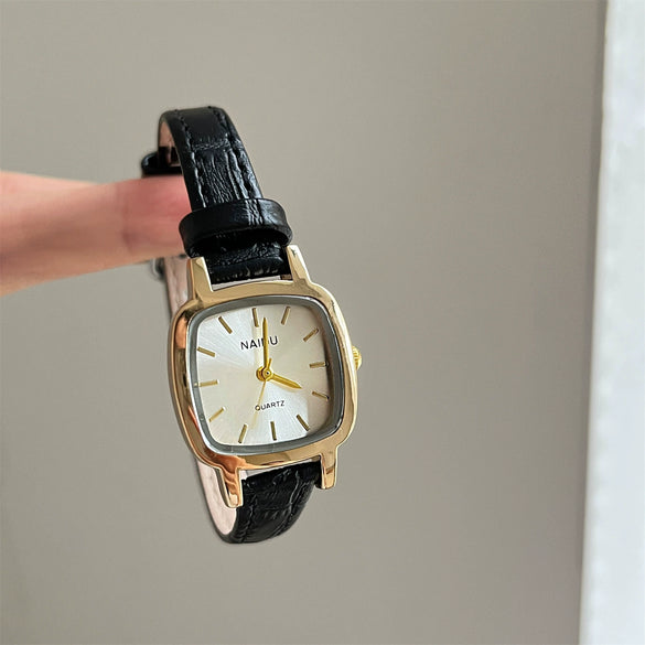Watch Alloy Square Medieval Style For Female Students