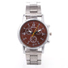 Watch Alloy Stainless Steel Band Round Business Style