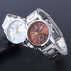 Watch Alloy Stainless Steel Band Round Business Style