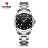 Watch Alloy Stainless Steel Round Quartz Waterproof Fashion For Women And Couple