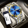 Watch Alloy Steel Automatic Movement Round Dial Men's