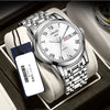 Watch Alloy Steel Automatic Movement Round Dial Men's