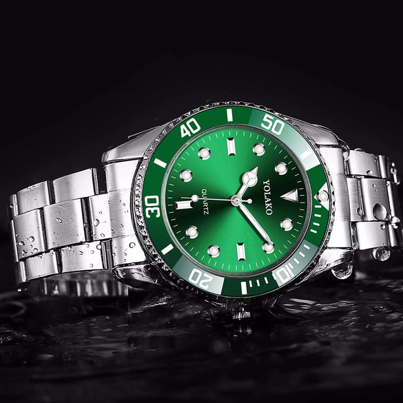Watch Alloy Steel Strip Round Dial Casual Style