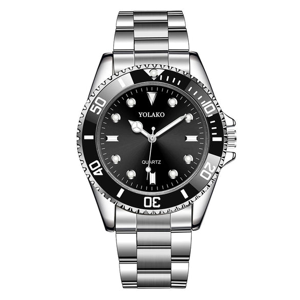 Watch Alloy Steel Strip Round Dial Casual Style