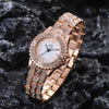 Watch Alloy Steel Strip Starry Rhinestone Elegant Fashion