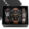 Watch Bracelet Casual Fashion Alloy Case Quartz Glass Mirror Stainless Steel Clasp Imitation Leather Strap Round Dial