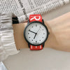 Watch Canvas Alloy Stainless Steel Round Casual Sports Style