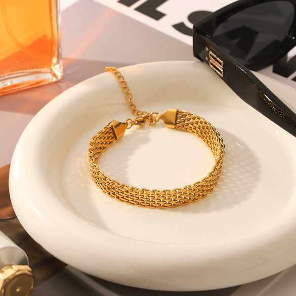Watch Chain Titanium Steel Stainless Steel Bracelet For Women Unisex Electroplating Pvd Vacuum Plating Waterproof