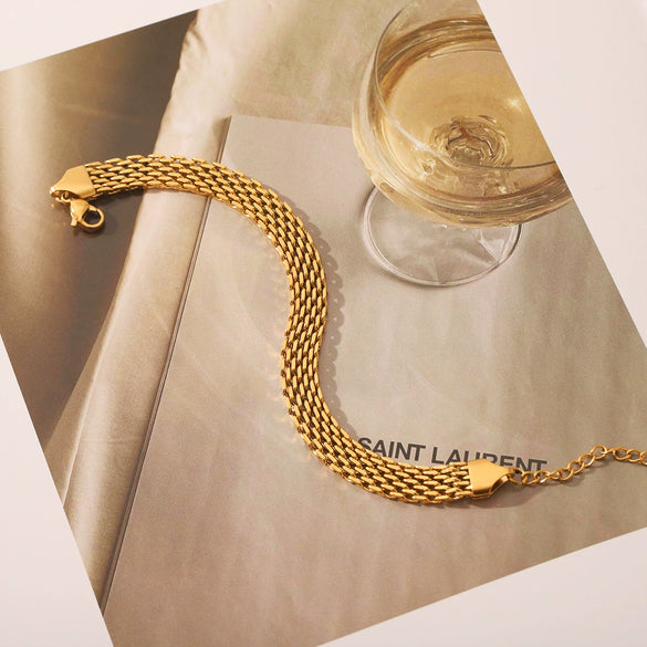 Watch Chain Titanium Steel Stainless Steel Bracelet For Women Unisex Electroplating Pvd Vacuum Plating Waterproof