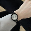 Watch For Female Junior High School Students Alloy Case Ordinary Glass Mirror Round Dial Simple Leisure Style