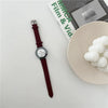 Watch For Female Junior High School Students Alloy Case Ordinary Glass Mirror Round Dial Simple Leisure Style