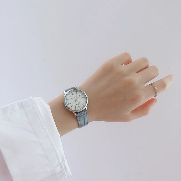 Watch For Female Middle School Students Alloy Ordinary Glass Mirror Leisure Retro Style