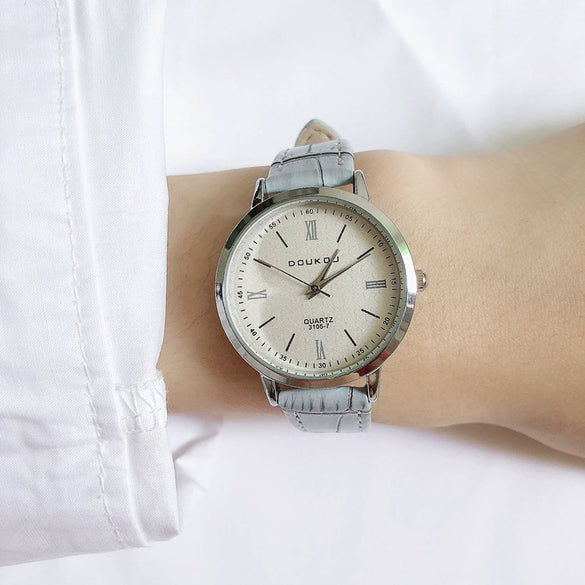 Watch For Female Middle School Students Alloy Ordinary Glass Mirror Leisure Retro Style