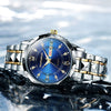 Watch Men's Alloy Band Quartz Watch Luminous Waterproof Business Casual Round Dial
