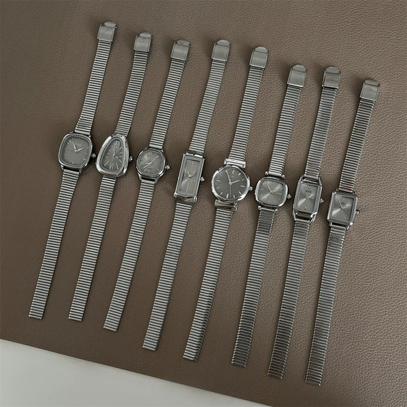 Watch Metal Asheno Band Light Luxury Cold Style Quartz Women's