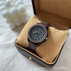 Watch Metal Plastic Mirror Imitation Leather Round Dial Retro Casual Style Women's