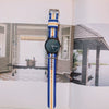 Watch Nylon Canvas Band Stainless Steel Clasp Alloy Case Round Dial Leisure Style