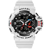 Watch Plastic Round Dial Electronic Movement Waterproof Outdoor Mountaineering Student