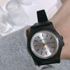 Watch Plastic Silicone Round Classic Retro Leisure Style For Men And Women Middle School Students Waterproof