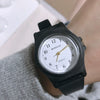 Watch Plastic Silicone Round Classic Retro Leisure Style For Men And Women Middle School Students Waterproof
