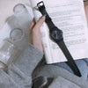 Watch Plastic Silicone Round Classic Retro Leisure Style For Men And Women Middle School Students Waterproof
