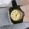 Watch Plastic Silicone Round Classic Retro Leisure Style For Men And Women Middle School Students Waterproof