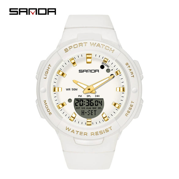 Watch Resin Round Outdoor Waterproof Casual Fashion Student Watch For Men And Women