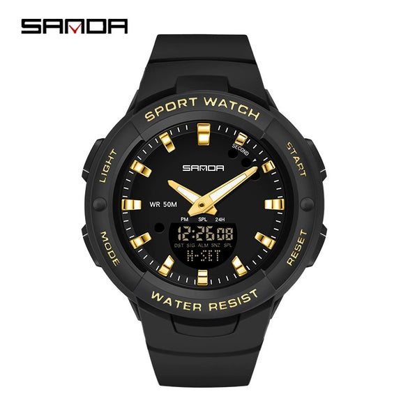 Watch Resin Round Outdoor Waterproof Casual Fashion Student Watch For Men And Women