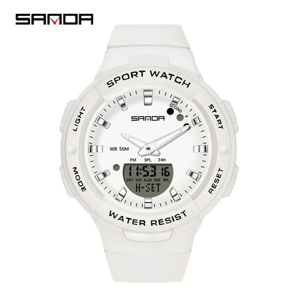 Watch Resin Round Outdoor Waterproof Casual Fashion Student Watch For Men And Women