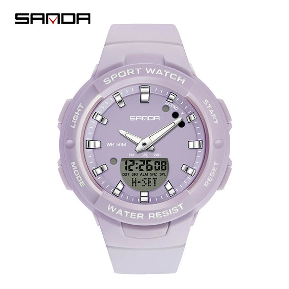 Watch Resin Round Outdoor Waterproof Casual Fashion Student Watch For Men And Women