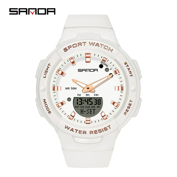 Watch Resin Round Outdoor Waterproof Casual Fashion Student Watch For Men And Women